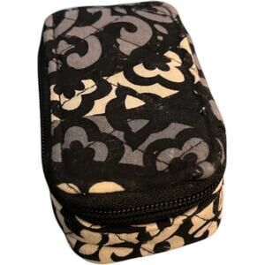 Vera Bradley Travel Pill Case Paisley Noir